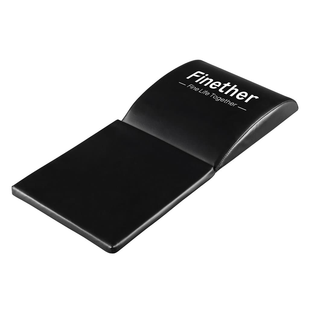 Finether Ab Exercise Mat, Abdominal Mat Core Mat Sit-Up Pad with Extension Foam Pad for Full Range of Motion