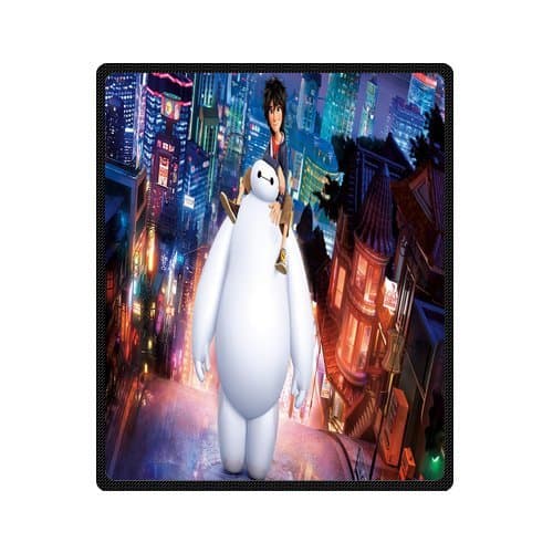 Daniellestore Soft Bed sheet Plush Throw Blanket Bedding Sleep Baymax 50x60 Inch