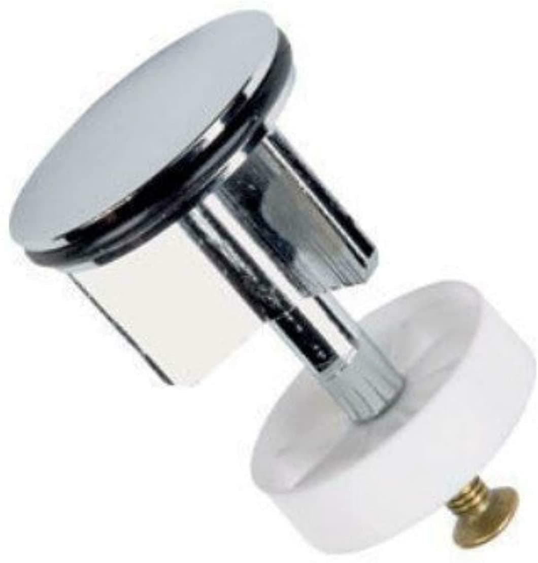 E2trade40mm Bathroom Basin Sink Waste Pop Up Plug Replacement Heavy Duty Brass, Chrome