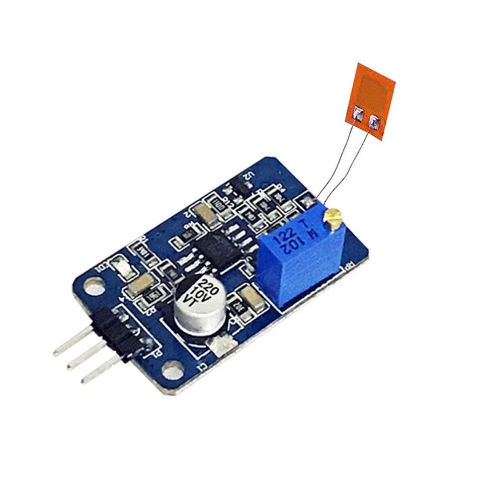 Taidacent Strain Gauge 350 Ohm Bend Flex Sensor Weighing Amplifier Module Pressure Sensor Analog Output Strain Gauge Test Kit (Extension Cable)