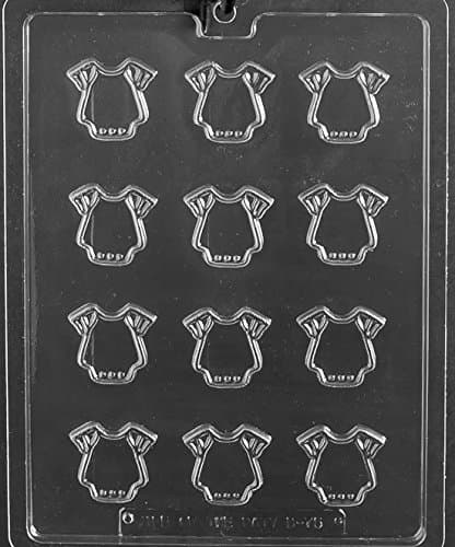 Bite Size Baby Outfit Shower Chocolate Candy Mold
