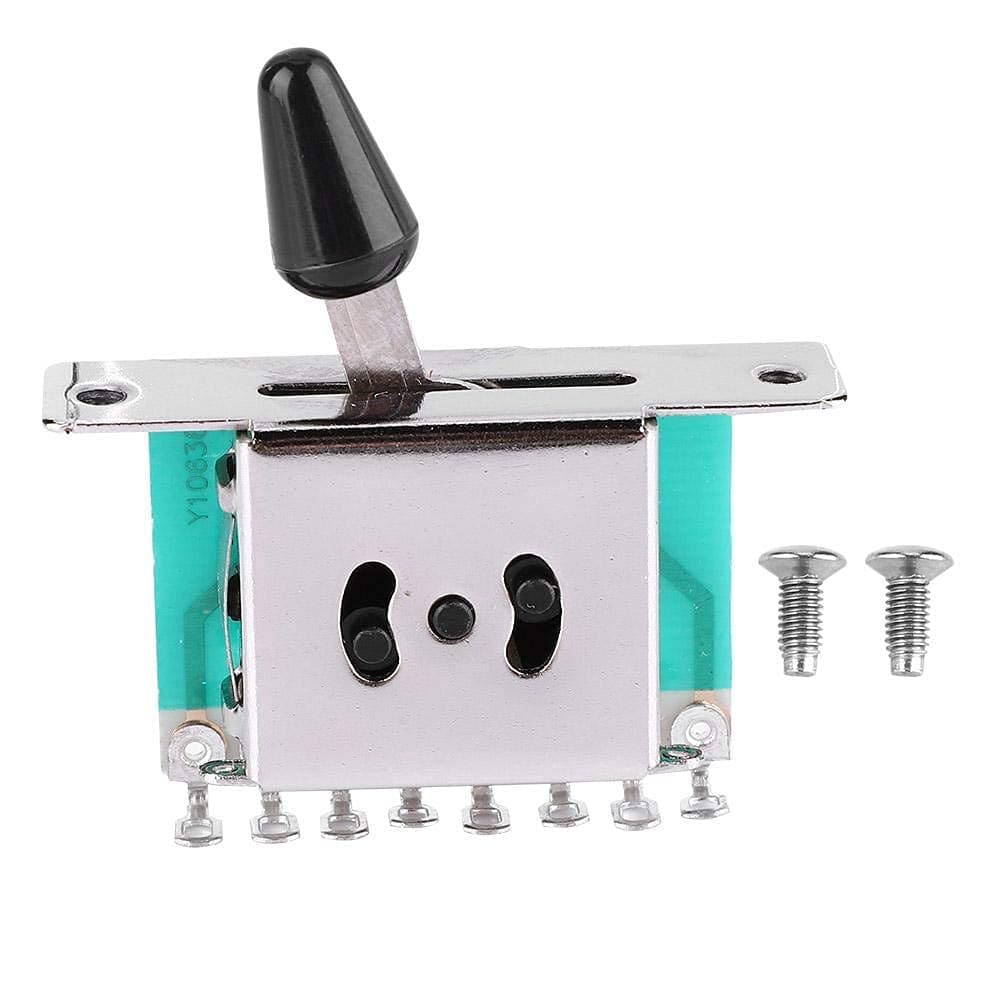 5 Way Switch Guitar Pickup Selector Switch Black Tip for Electric Guitar Parts and Accessories