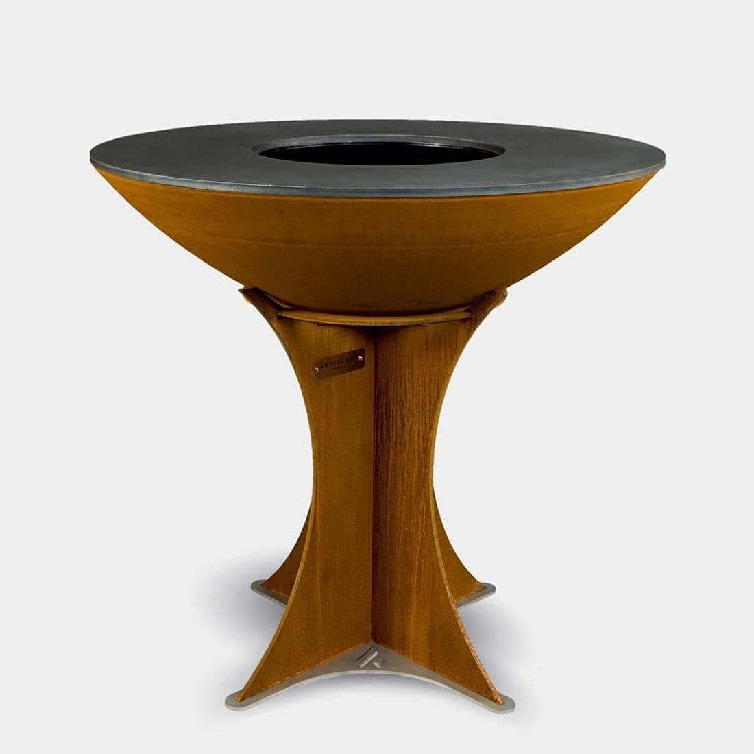 ARTEFLAME Charcoal BBQ Grill, Griddle, and Fire Pit Bundle | Gourmet Outdoor Cooking Essential Set | Steakhouse Searing (30" High Euro Base with 2 Accessories) Made in USA