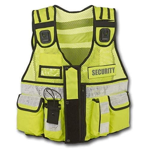 Tactical Mesh Hi-viz Security Vest Yellow