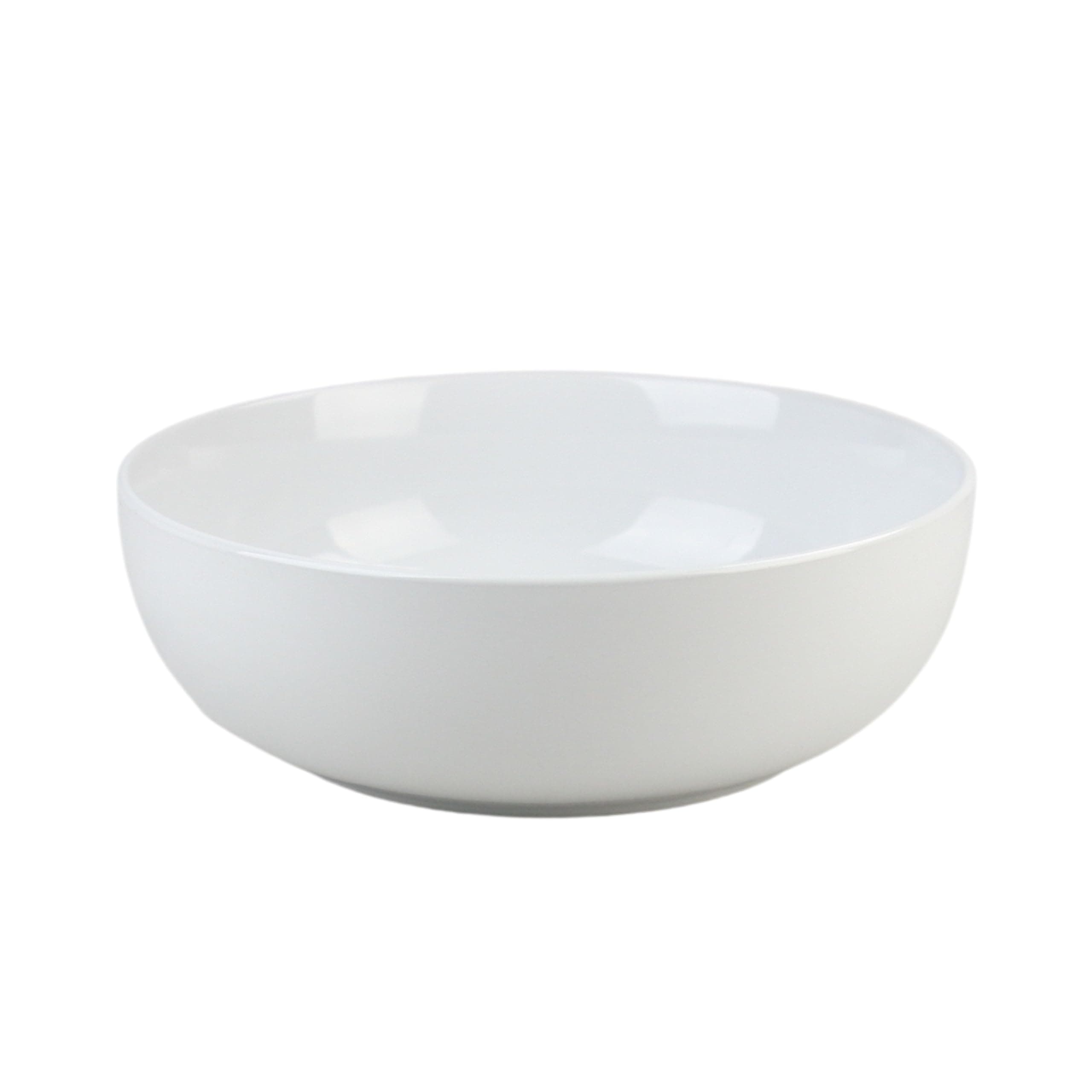 Coupe Stoneware 9.5"/70oz Serving Bowl, White