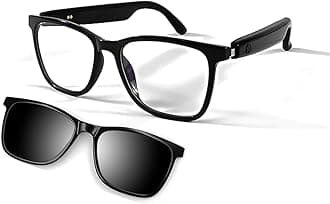 Smart Bluetooth Glasses for women men with Magnetic lenses music sunglasses UV400 Open ear,Clear calls,outdoor driving
