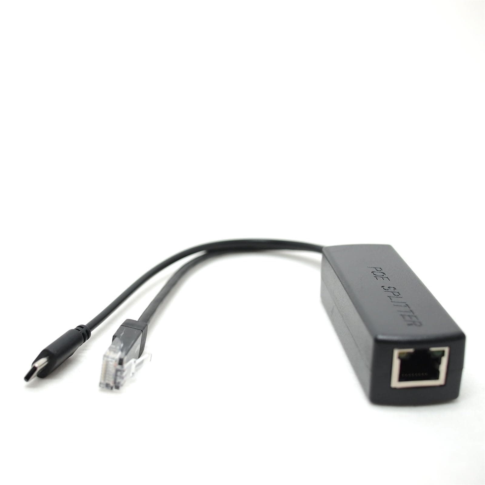 Gigabit USB Type C Active PoE Splitter 48V to 5V IEEE802.3af Power Over Ethernet for Raspberry Pi 4B