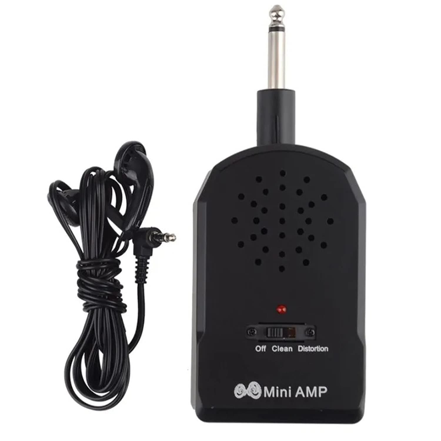 eWINNER JA-01 2W Large Volume Guitar Amplifier Mini Portable Electric Guitar Bass Speakers with Distortion Timbre, Support MP3 / Earphone great sound output