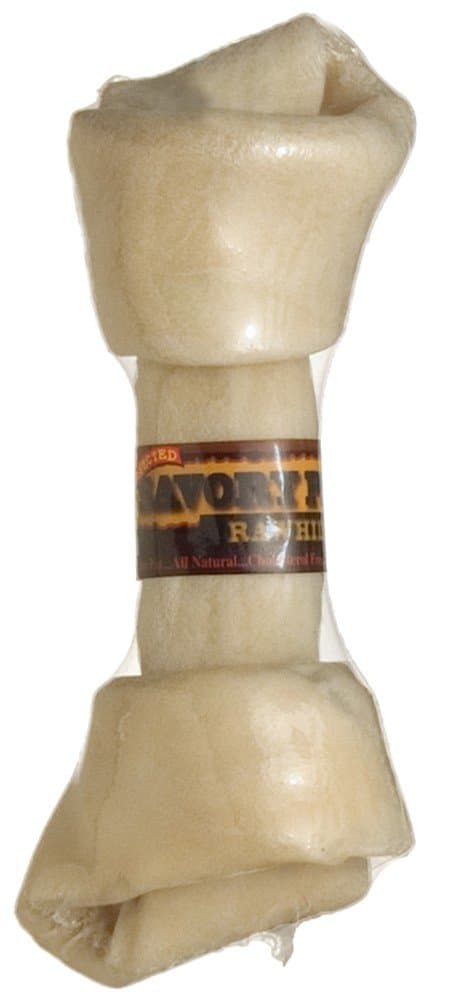 Savory Prime Supreme Knotted Bone, White, 6-7"