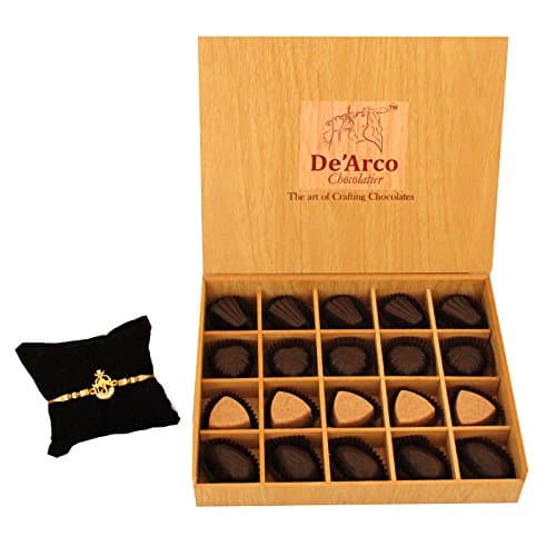 De'arco Chocolatier Coco Etonner Dark Chocolate Gift Box, 20 Pieces