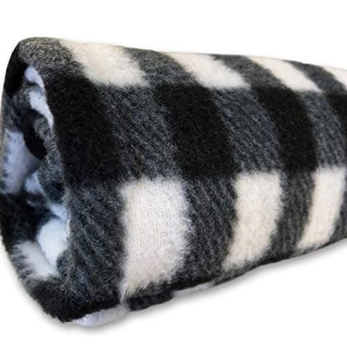 Black and White Acrylic Warm and Soft Single-Bed Blanket (200 cm x 130 cm)| TC - 300