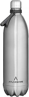 Atlasware Stainless Steel Vacuum Bottle, 1750 ml - Matt