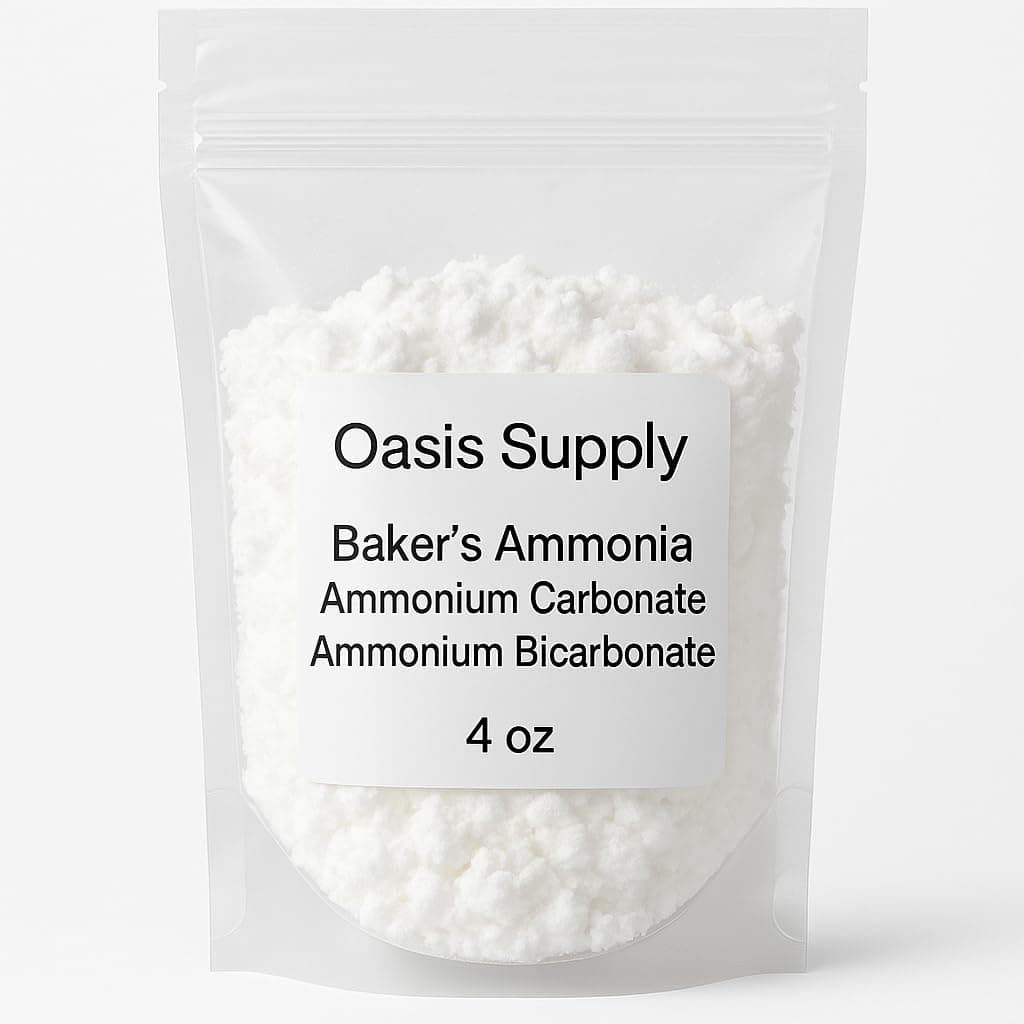 Oasis Supply Baker's Ammonia (Ammonium Carbonate) 4 oz