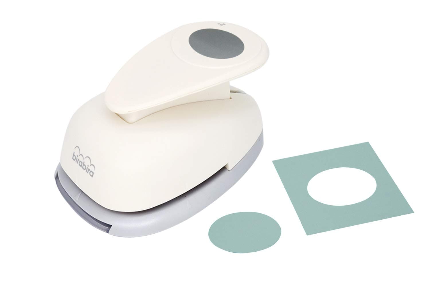 Bira 2 inch Oval, Easter Egg Punch, Lever Action Craft Punch for Paper Crafting Scrapbooking Cards Arts (2-inch Oval)