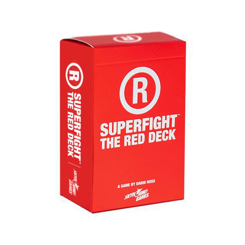 Skybound Superfight Red Deck: 100 Horribly Offensive Cards for The Game of Absurd Arguments, Hilarious Expansion Deck for Adults, 3 or More Players, Ages 18 and Up