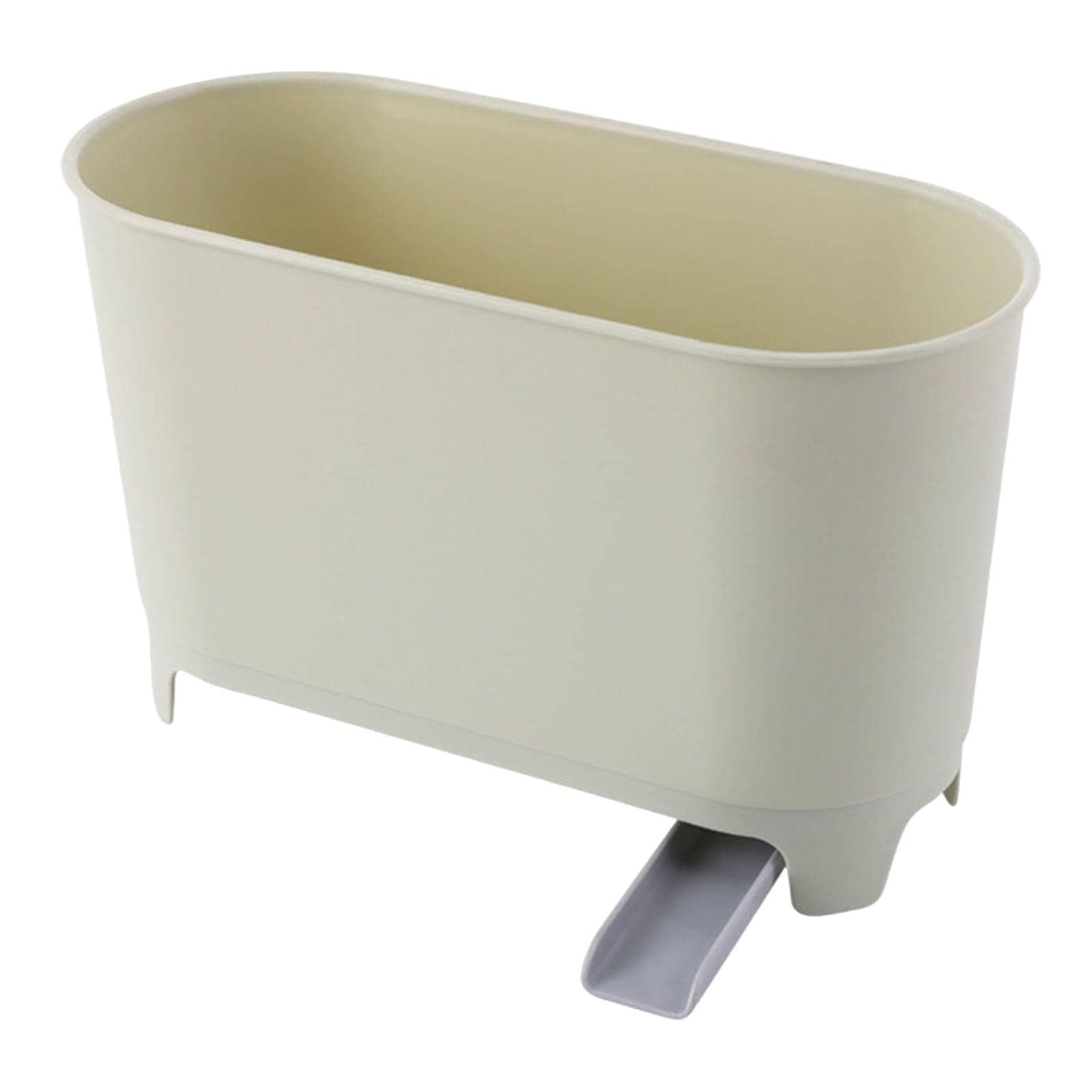 ATORSE® Drainable Trash Can Rotate Rubbish Bin For Kitchen Home Table Green