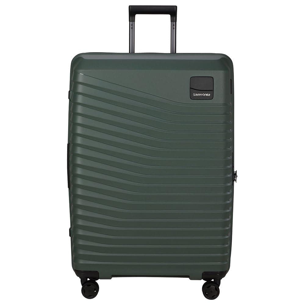 Intuo - Spinner L, Expandable Suitcase, 75 cm, 105/115 L, Green (Olive Green)