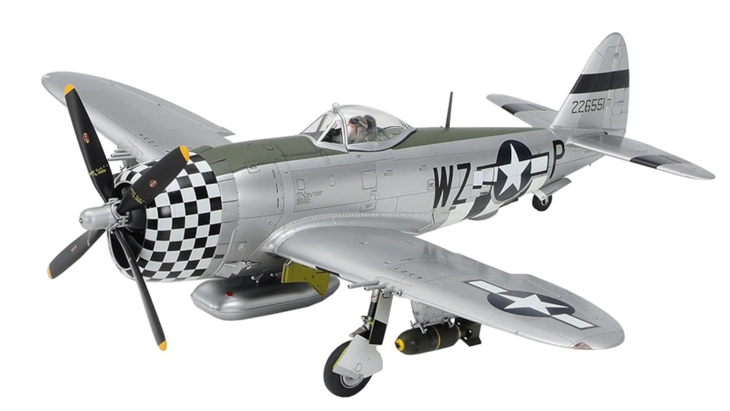 Tamiya 61090 1/48 P-47D Thunderbolt Bubbletop Plastic Model Airplane Kit