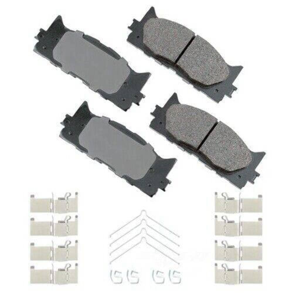 ACT1222A Ultra-Premium Ceramic Front Disc Brake Pads , GREY
