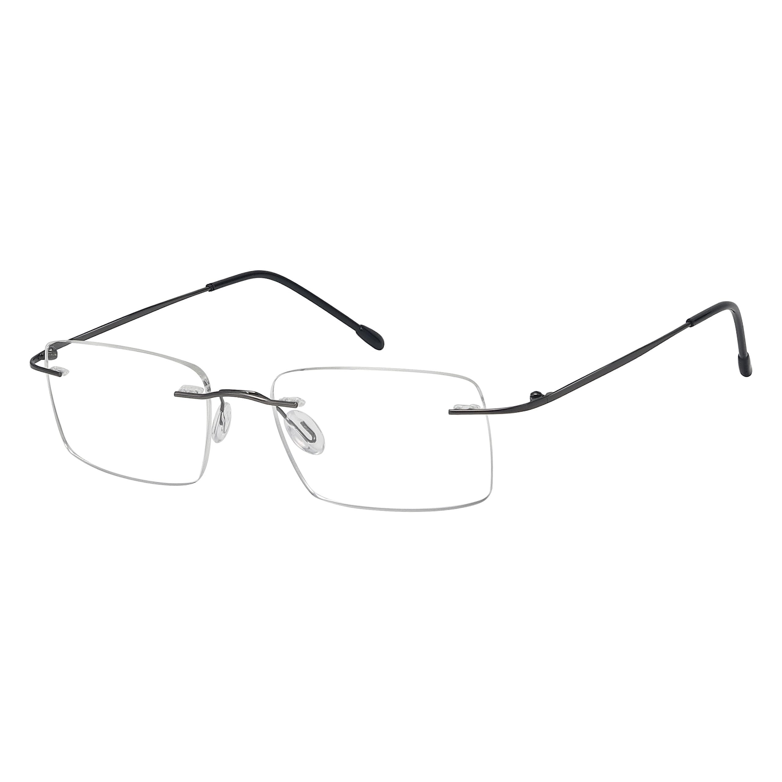 Eyekepper Frameless Reading Glasses for Men Reading - Rectangle Rimless Reader Eyeglasses