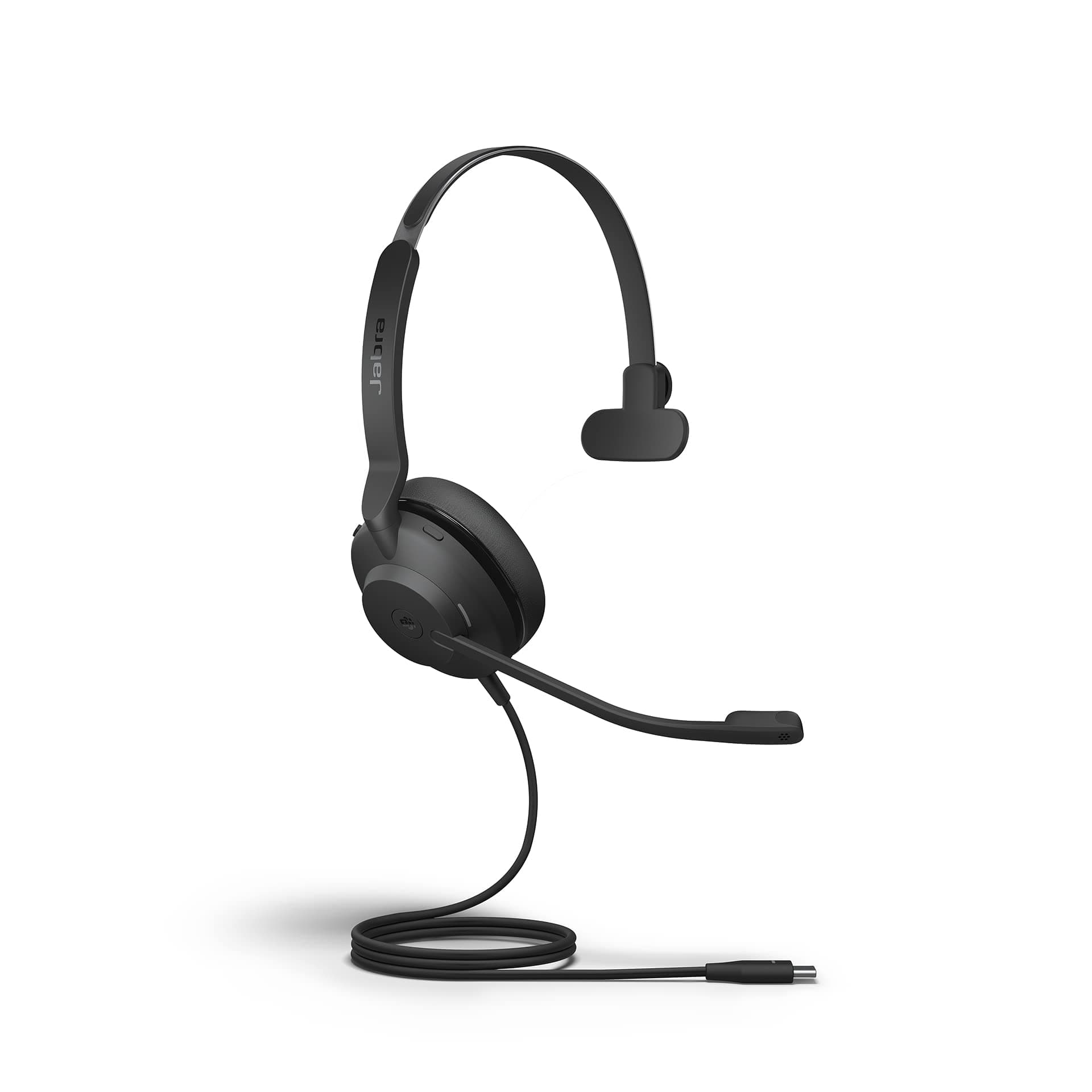 Evolve2 30 UC Wired Headset, USB-C, Mono, Black – Lightweight, Portable Telephone Headset with 2 Built-in Microphones – Work Headset with Superior Audio and Reliable Comfort