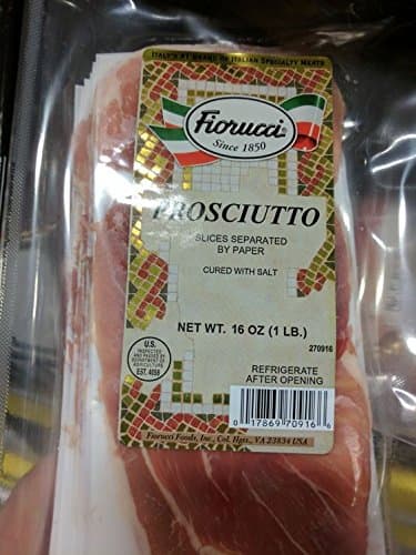 Fiorucci Sliced Prosciutto 1 Lb (3 Pack)