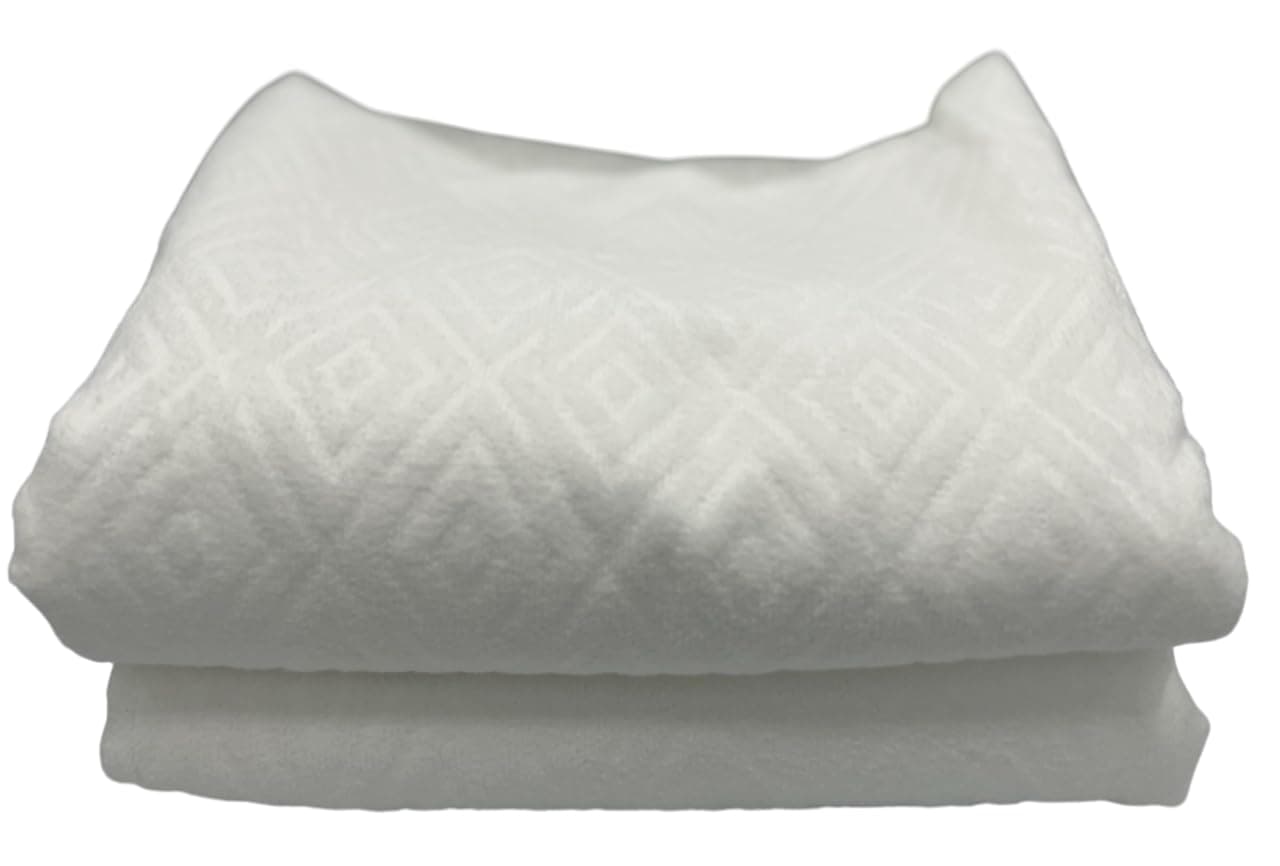 2 PCS XL(Extra Long) Microfiber Ihram for Umrah and Hajj- Premium Quality and Thick Ihram Ehram- Adult Size- White