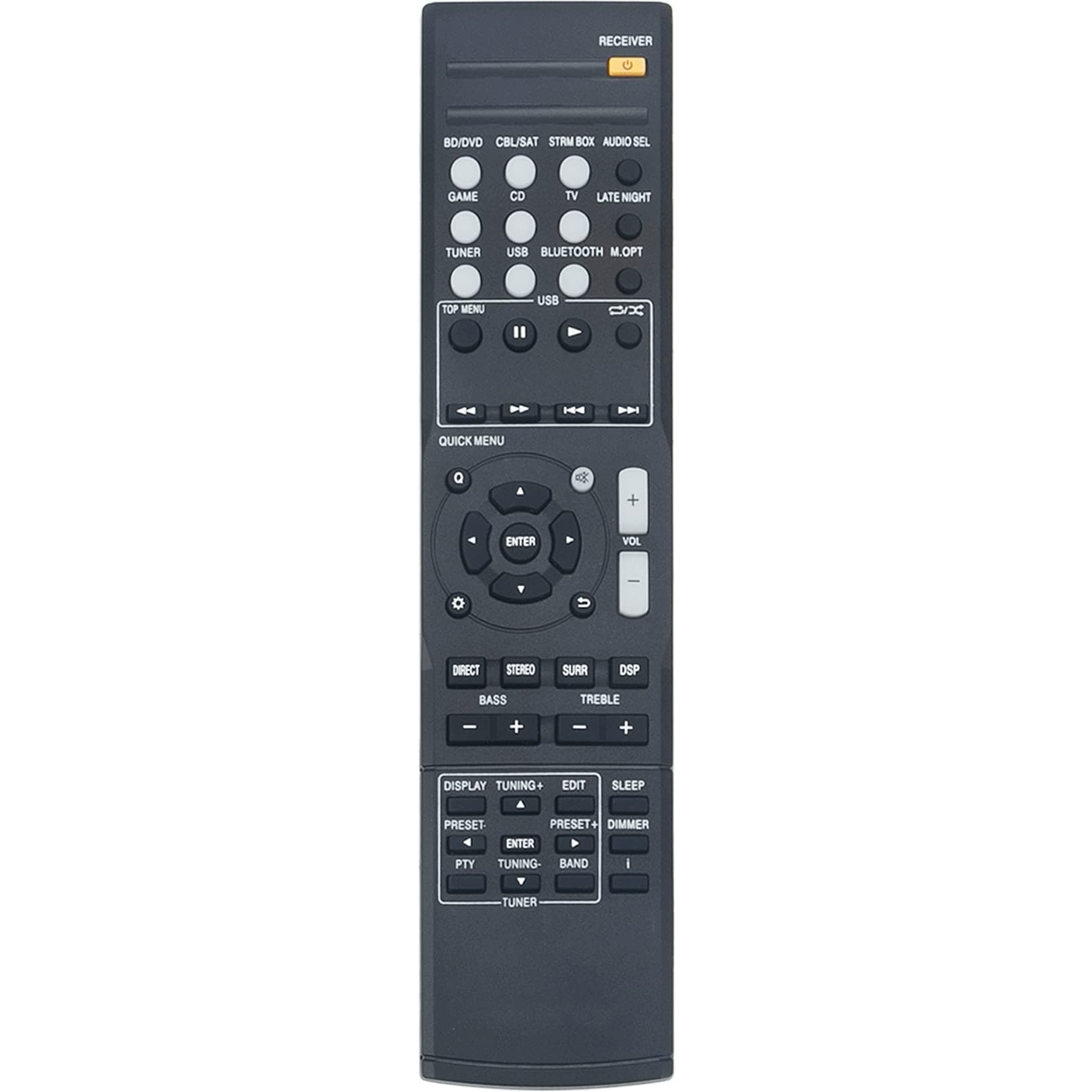 Replacement RC-928R Remote Control fit for Onkyo AV Receiver TX-SR252 TX-SR353 TX-SR373 TX-SR383 HTP-395 HT-R395 HT-R397 HT-S3800 HT-S3900