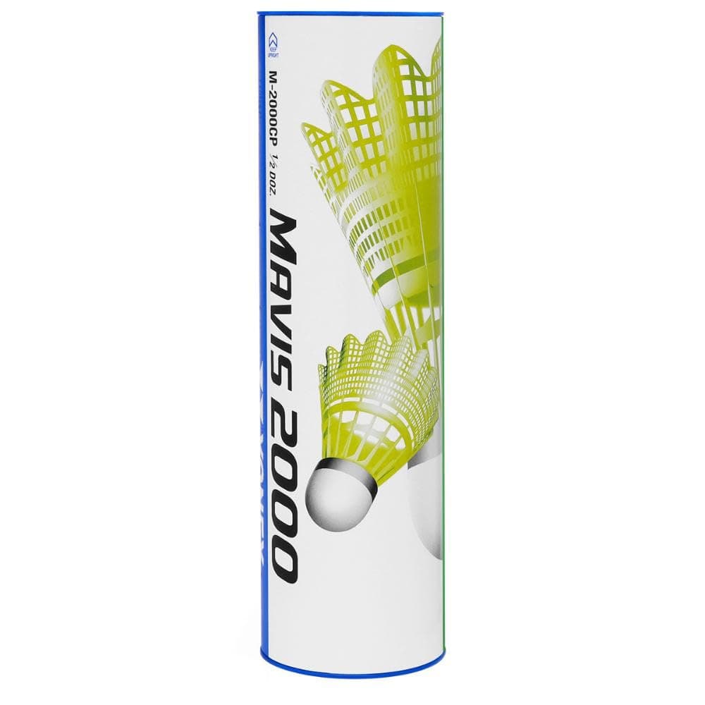 Mavis 2000 Nylon Tournament Shuttle-Yellow (1/2 Dozen)
