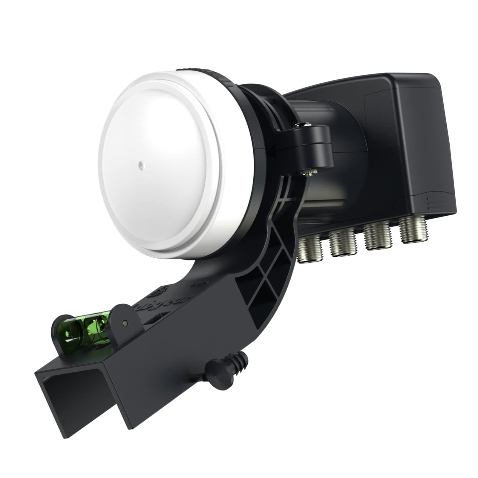 VISIBLEWAVE Labgear 4K Quad LNB 4 Output for Sky HD/Freesat With Bracket - Ku Band Outputs for Two Sky HD Boxes or Four Separate Boxes