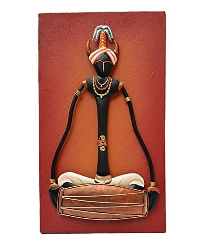 Veda's Vedas Wrought Iron Dhol Player