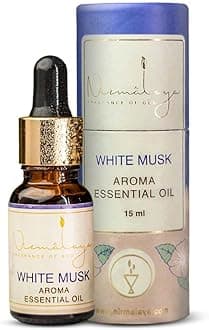 NIRMALAYA 100% Pure & Natural White Musk Essential Oil | Best Aromatherapy Essential Oil for Diffuser | Essential oils for home fragrance | 15ml per bottle