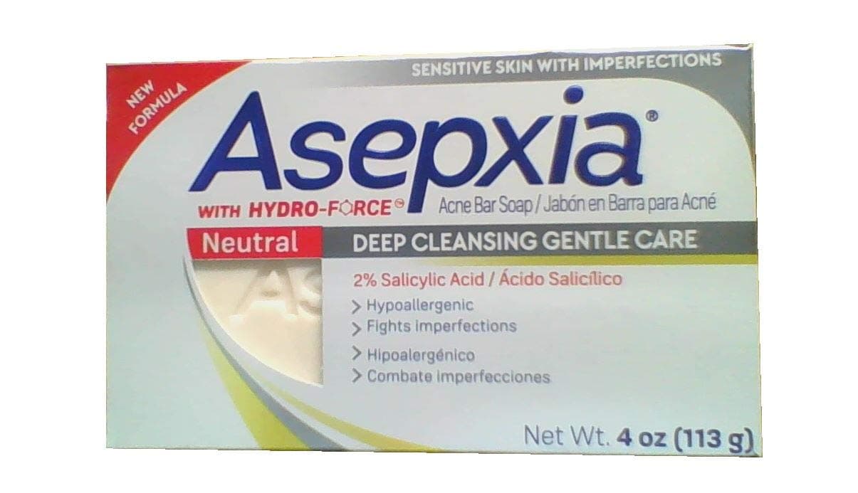 Asepxia neutral soap bar 4 ounce, 4 Ounce
