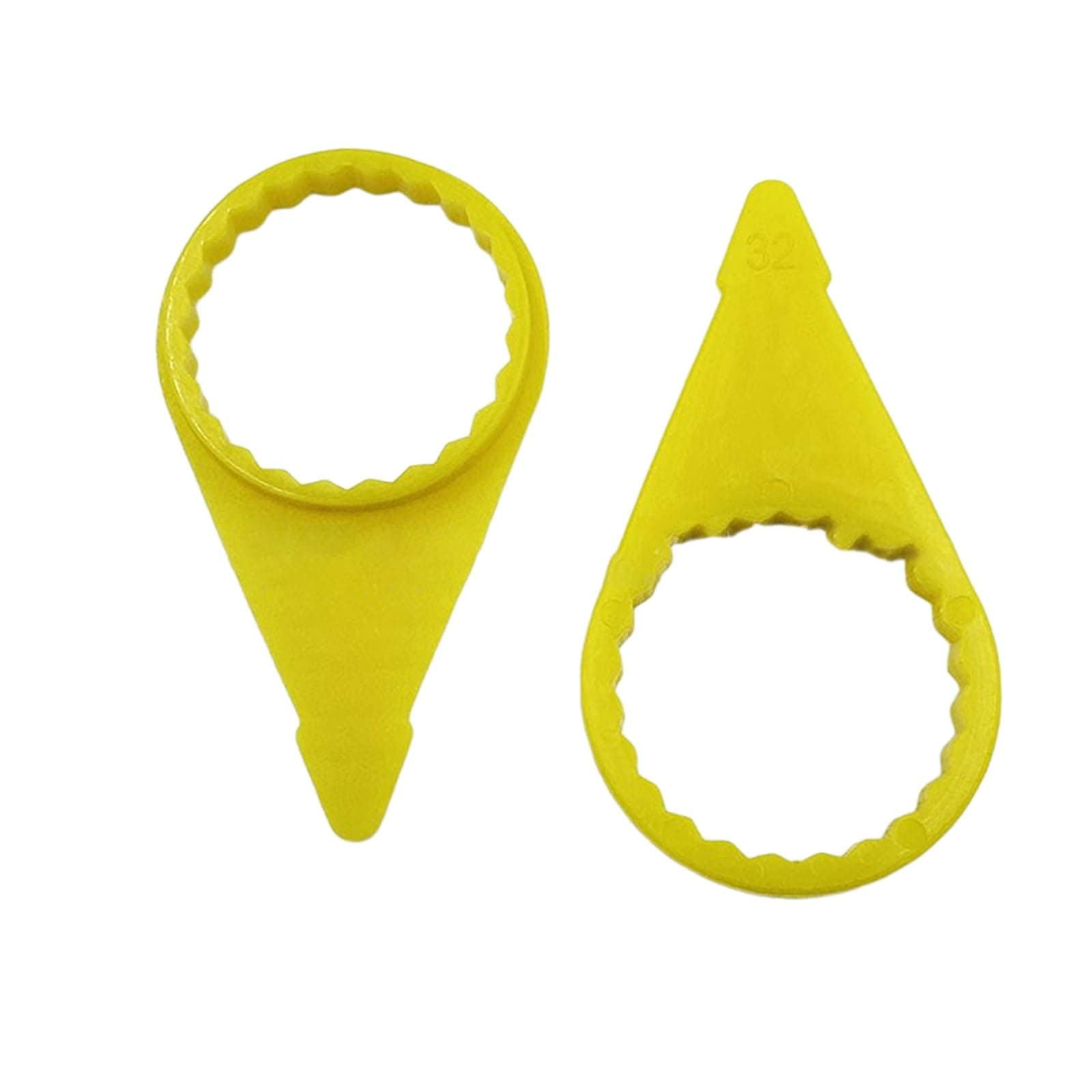 200Pcs Checkpoint Loose Wheel Lug Nut Indicator for 32mm 33mm Nuts High Visibility Yellow Wheel Check Indicator