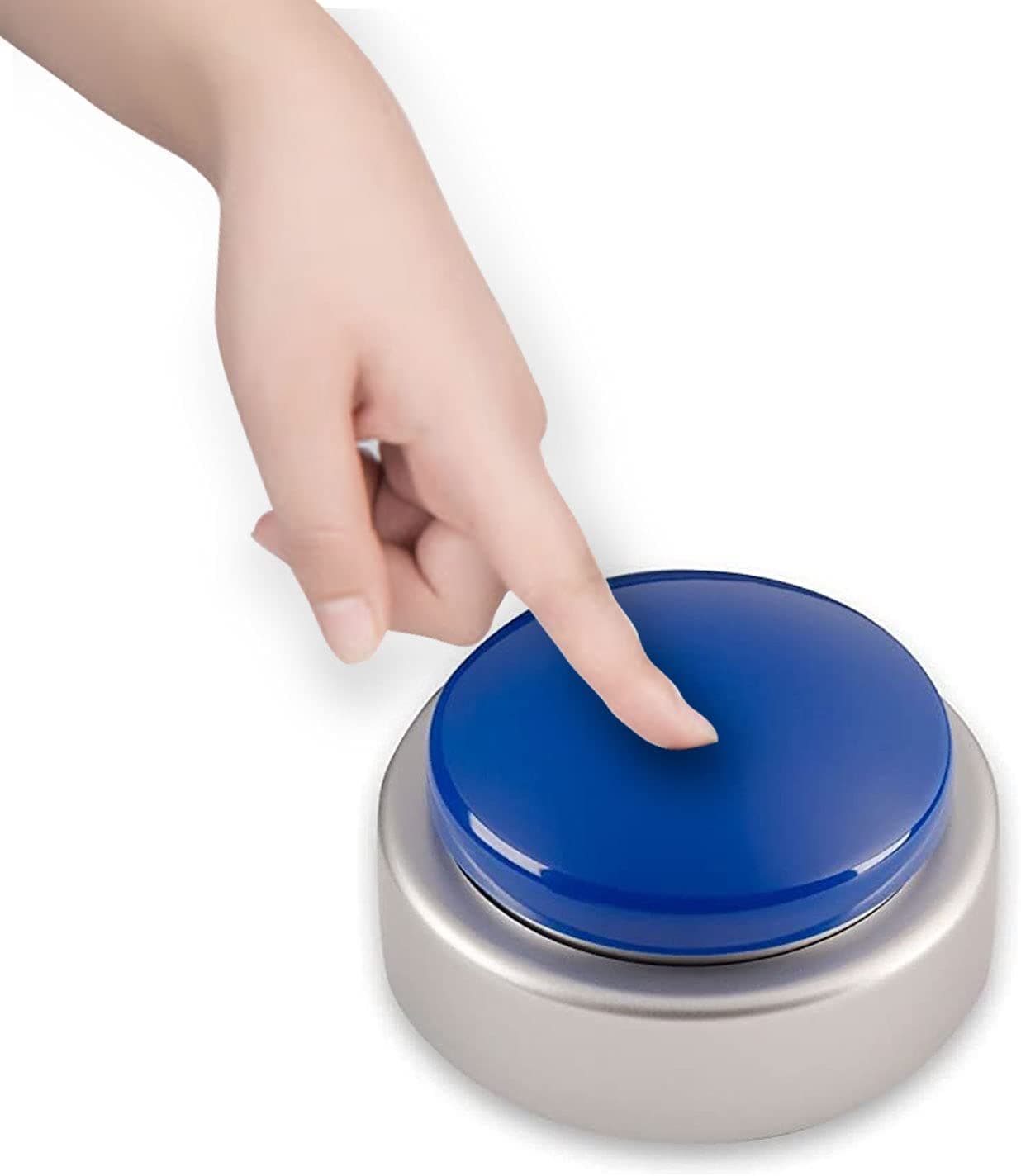 talking Alarm Clock with Volume Control -PRESS big button Speaks The Time, Date and Day - Perfect for The Blind, Elderly or Visually Impaired