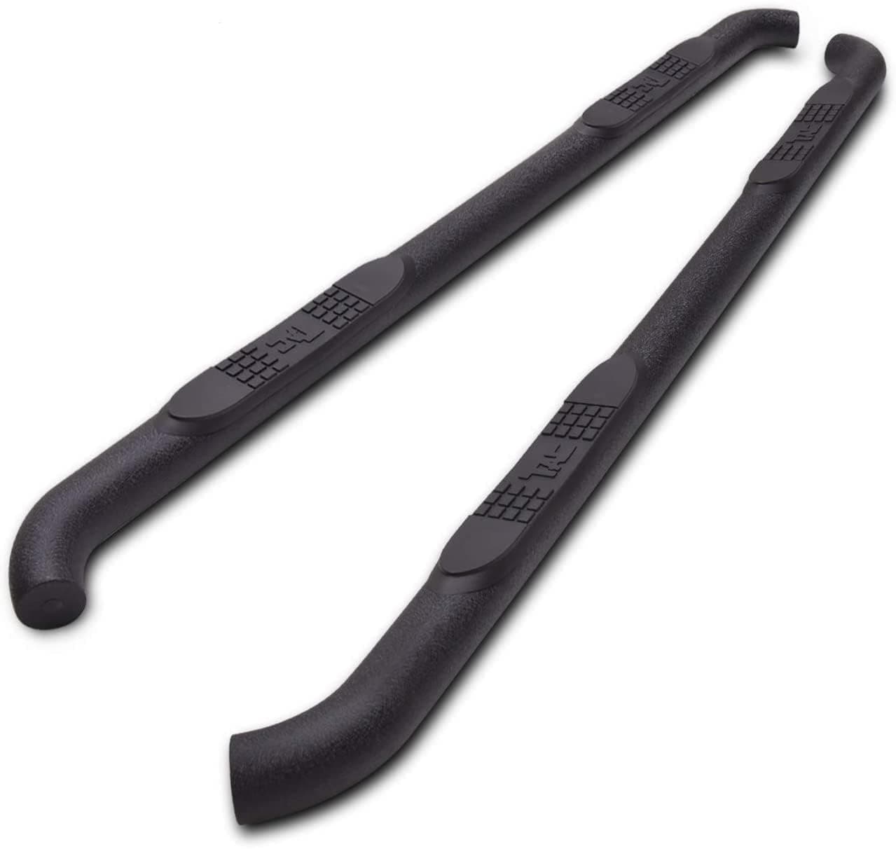 TAC Side Steps Running Boards Compatible with 2018-2025 Jeep Wrangler JL 4 Door| 2021-2025 Wrangler JL 4xe SUV 3" Texture Black Side Bars Step Rails Nerf Bars 2Pcs