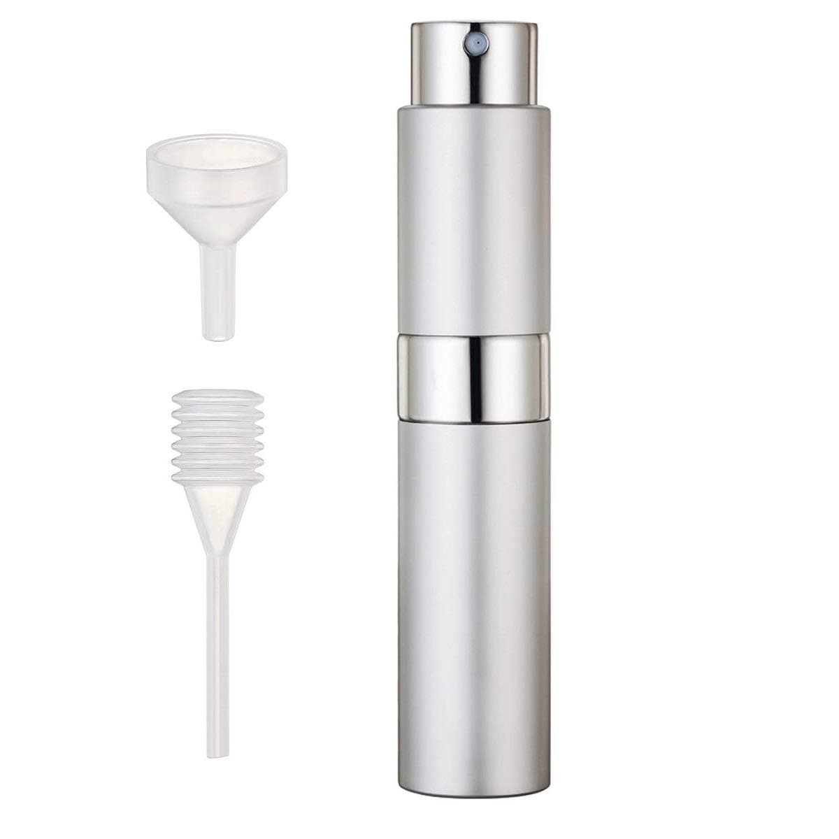 MELLIEX Perfume Atomiser Refillable 10 ml Empty Travel Glass Mini Perfume Atomiser Spray Bottle with Funnel and Pipette