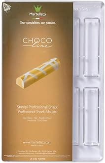 Polycarbonate Chocolate Mold, Half-Round Bar (Log) 96mm