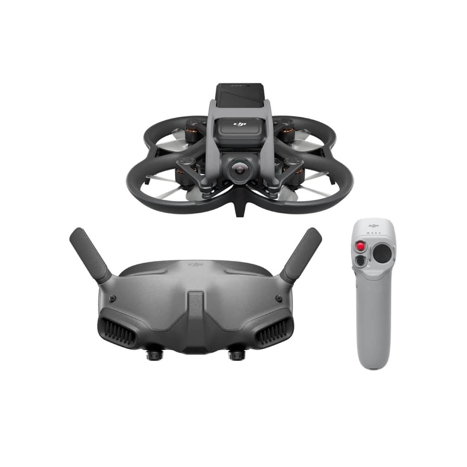 Avata Pro-View Combo (DJI Goggles 2) - First-Person View Drone UAV Quadcopter with 4K Stabilized Video, Super-Wide 155° FOV, Built-in Propeller Guard, HD Low-Latency Transmission