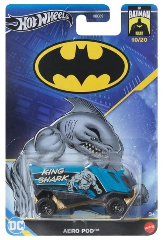 Batman 85 Years 1:64 Scale Premium Pop Culture 2024 Mix (10/20 King Shark Aero Pod)