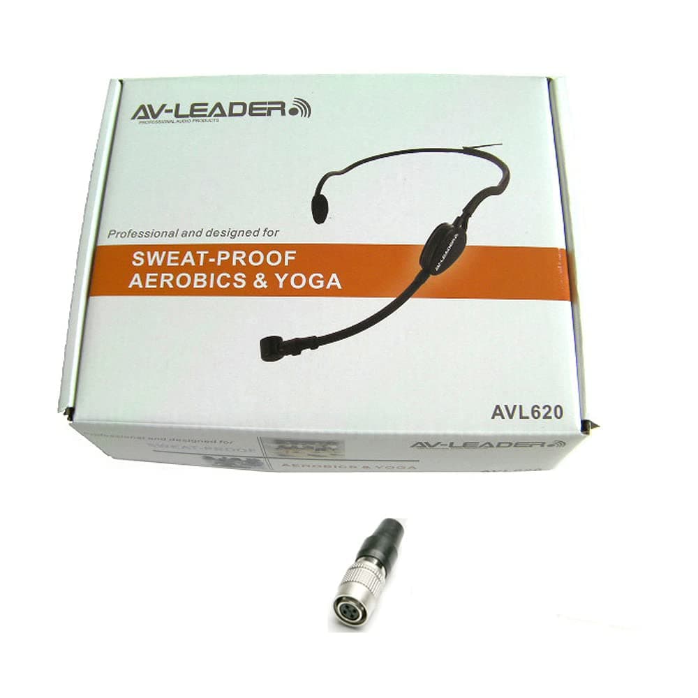 AVL620 Professional Water Resistant Headset Microphone for Audio-Technica Wireless Systems_ Great for Aerobic & Yoga Classes!