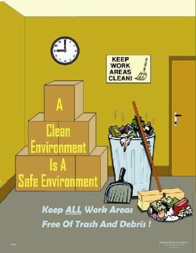 Clean Environment Safety Poster (18 x 24 inch)