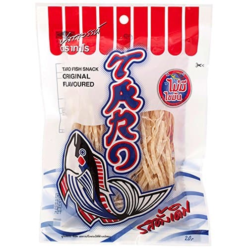 Taro, Fish Snack, Original Flavour, net weight 30 g (Pack of 6 pieces) / Beststore by KK8