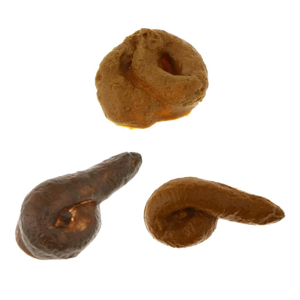 Optimuss Simulation Dog Doo Poop Crap Turd Stool Party Prank Gag Gift Plastic Round-Kids, Multicolor