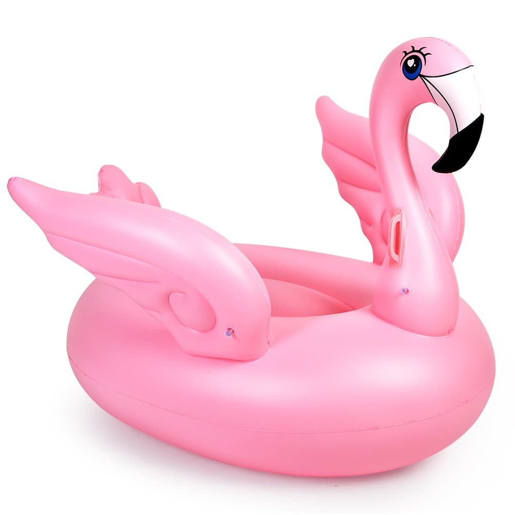 Pool Floats, Inflatable Pineapple & Swan Pool Float, Inflatable Ride-ons Swimming Party Favors, Giant Pool Lounger for Adult