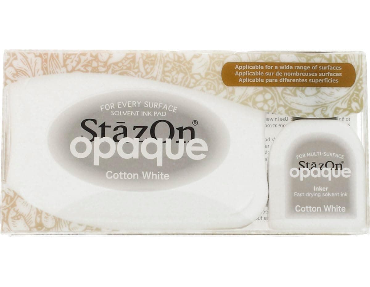 Tsukineko Stazon Ink Pad, Cotton White