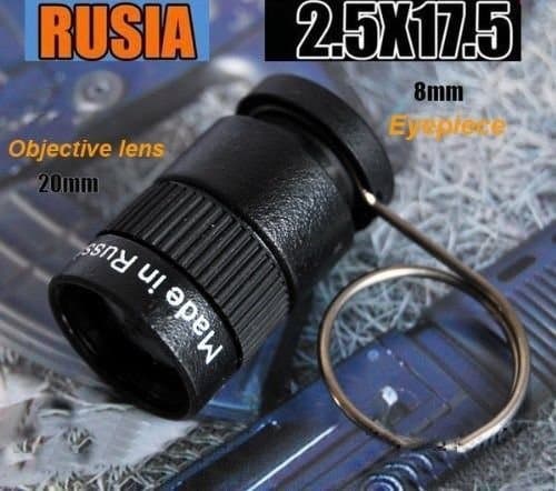 New 2.5 17.5 Mini Pocket Monocular Binocular Hidden Telescope Invisible Tool