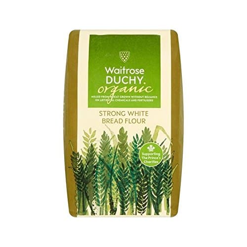 Duchy Waitrose Organic Strong White Bread Flour 1.5kg - Pack of 2