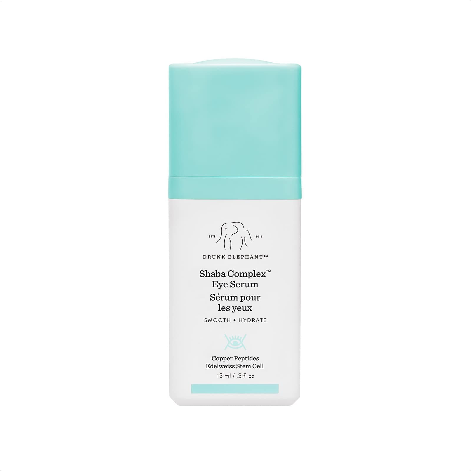 Drunk Elephant Shaba Complex Eye Serum - Anti Aging Wrinkle Serum for Dark Circles (15 ml / .5 fl oz)