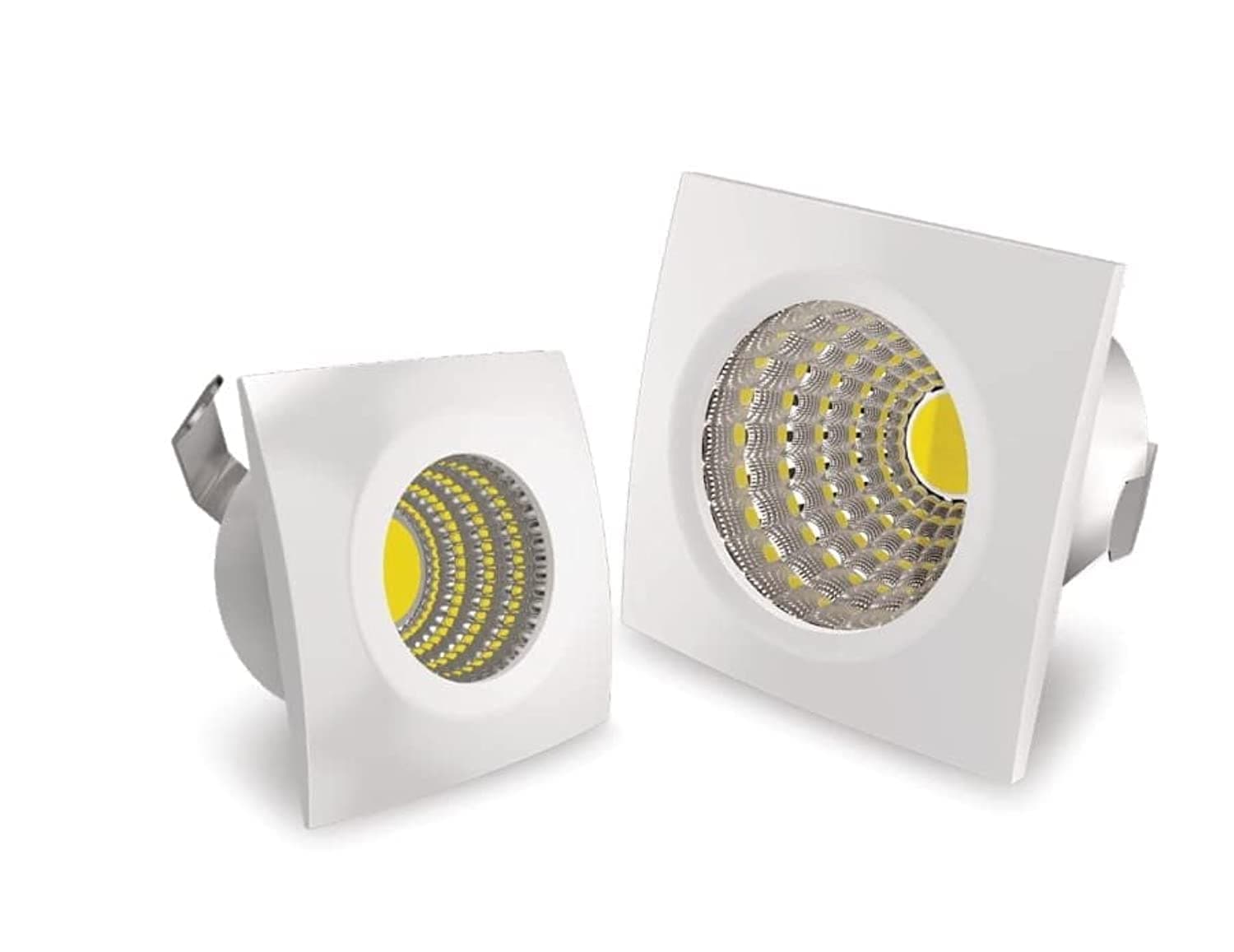 GM LED Spot Light Square 3 Watt 6500 K, LED Ceiling Light, LED Bulb (Cool Light) for Kitchen Living Room Bathroom Sink Indoor. FIESTA MINI